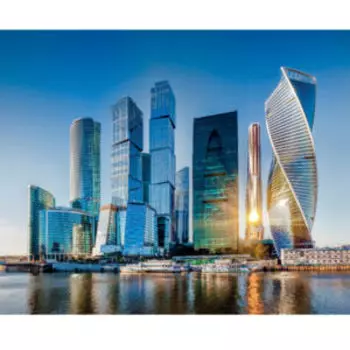 картина на стекле POSTERMARKET Москва-Сити, 40х50 см