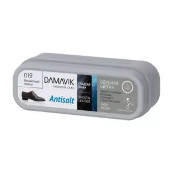Губка для обуви Damavik Антисоль, с пропиткой, бесцветная