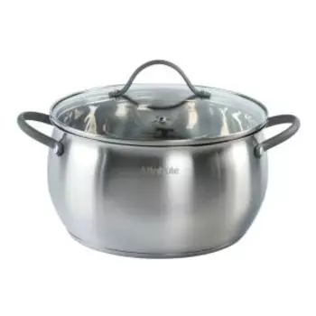 Кастрюля Attribute Steel Scandinavia, 6 л., нерж. сталь