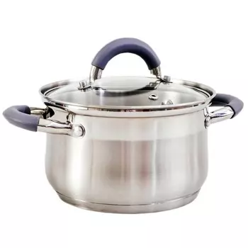 Кастрюля Домовой Paolla, 2.2 л, силикон/нерж.сталь