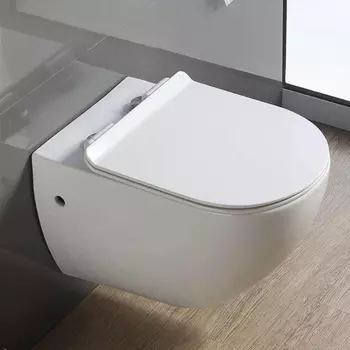 Унитаз подвесной Comforty 00-00007789 белый, с крышкой микролифт