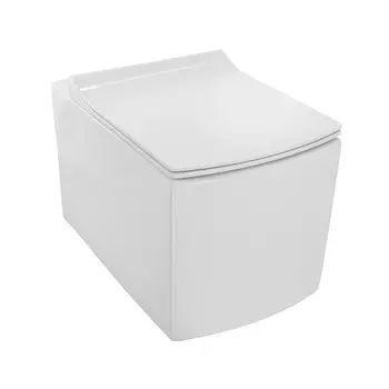 Унитаз подвесной Jaquar Kubix KUS-WHT-35953BIUFSM с крышкой микролифт