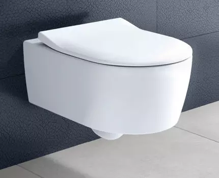 Унитаз подвесной Villeroy&Boch Avento Rimless Pack 5656RS01 с крышкой