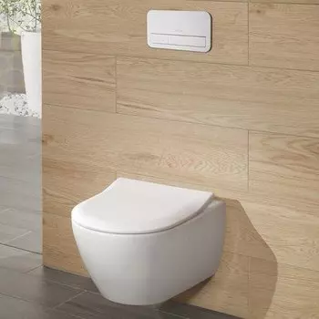 Унитаз подвесной Villeroy&Boch Subway 2.0 5614R201 с крышкой