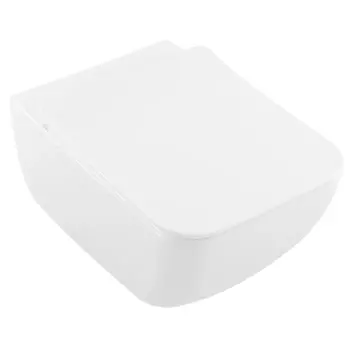 Унитаз подвесной Villeroy&Boch Venticello 4611RL01 безободковый, с сиденьем микролифт, альпийский белый