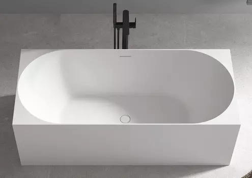 Ванна акриловая Abber 170x75 AB9281 белая с каркасом в комплекте
