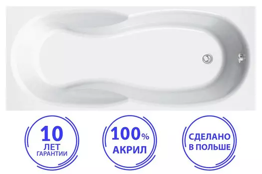 Ванна акриловая C-bath Vesta CBQ005005 170х70