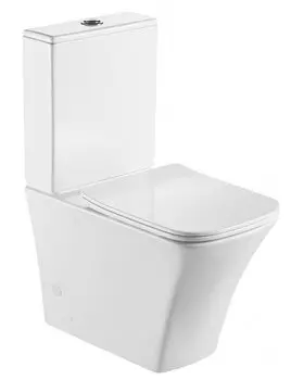Унитаз-компакт BelBagno Marmi BB052CPR белый, с крышкой микролифт