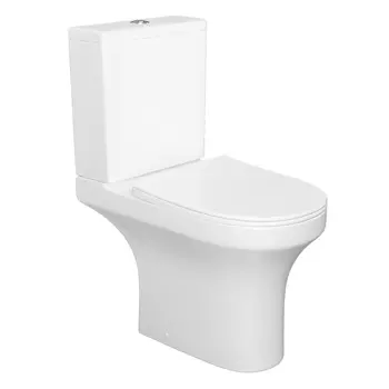 Унитаз-компакт Damixa Skyline DX35C8600SC белый, с крышкой микролифт