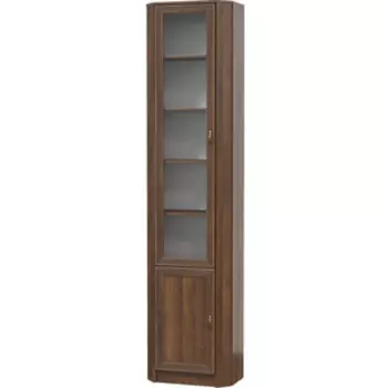 Шкаф комбинированный Олимп В-20 дуб кальяри/ Masa Decor дуб кальяри/профиль: Masa Decor дуб кальяри/стекло