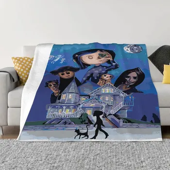 Флисовое одеяло Coraline размера King, пушистые, мягкие, одеяла и пледы, пледы для дома, микрофибра, постельное белье, вязаное, плед, колено и 30x40in