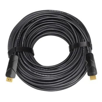 Кабель HDMI 4K, 20 метров, HDTV, активный оптоволоконный кабель AOC, ПВХ, 4K UHD, оптоволоконный кабель HDMI для проекторов