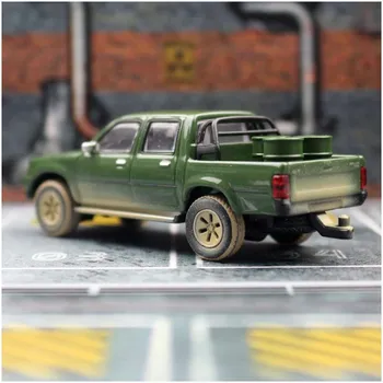 1:64 Пикап Миниатюрный игрушечный автомобиль JKM 1/64 Премиум-модель Свободные колеса Литой металлический сплав Коллекция Подарочный подарок