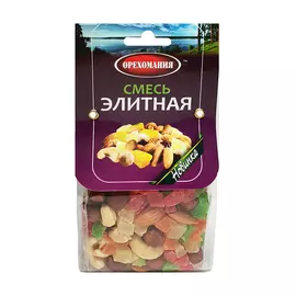 Смесь орехов и сухофруктов Орехомания Элитная 180 г