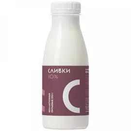 Сливки Братья Чебурашкины безлактозные пастеризованные 10%, 330 г