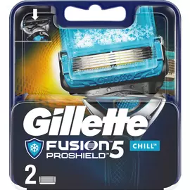 Сменные кассеты для бритья Gillette Fusion5 ProShield Chill 2 шт