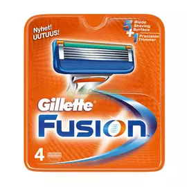 Сменные кассеты для станка Gillette Fusion 4шт.