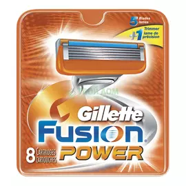 Сменные кассеты для станка Gillette Fusion Power 8шт