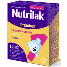 Смесь молочная Nutrilak Premium 1 гипоаллергенная с 0 до 6 месяцев 350 г
