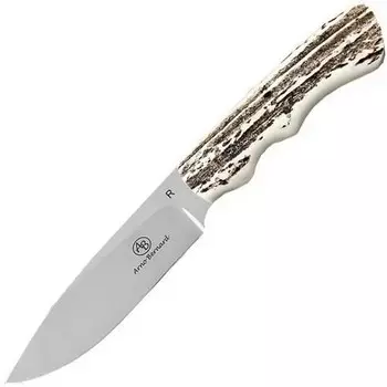 Нож с фиксированным клинком Arno Bernard Cheetah, сталь N690, рукоять олений рог