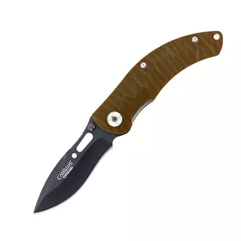 Складной нож Camillus Charge Folding, сталь AUS-8, рукоять стеклотекстолит G-10, коричневый