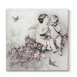 Салфетки для декупажа Ангельский шик трехслойные 33x33 см 20 шт