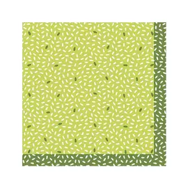 Салфетки Duni RICE GREEN бумажные 3-х слойные 24х24 см