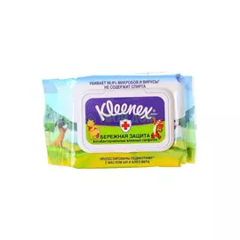 Салфетки Kleenex влажные Антибактериальные Дисней Мега Пек 40 шт