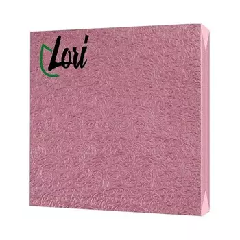 Салфетки Lori Comfort бумажные Виноградный кварц 2х-слойные 33х33 см, 16 шт