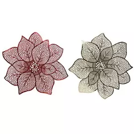 Салфетка сервировочная Kaemingk обиход poinsettia 44 см в ассортименте