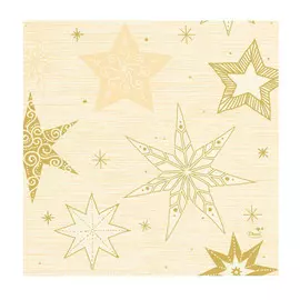 Салфетки 3-сл Duni Star Stories Cream 33х33 см
