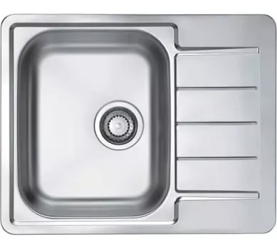 Кухонная мойка Alveus Line Max 110 SAT 610х500х190 нержавеющая сталь, с сифоном (1144603)