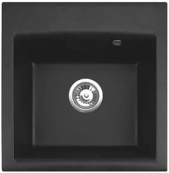 Кухонная мойка Alveus GEM 10 GRANITAL G91 50X50X18 в комплекте с сифоном (1130548)