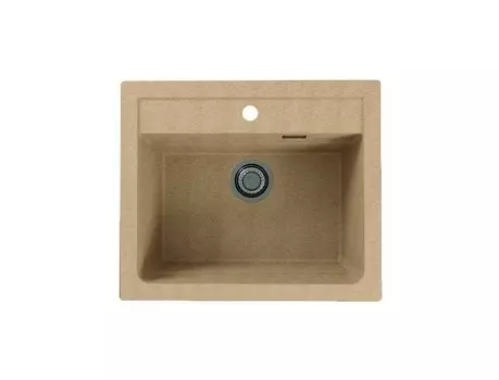 Кухонная мойка Alveus Granital Atrox 30 Beige-G55 590х500х195 с сифоном, бежевая (1131994)
