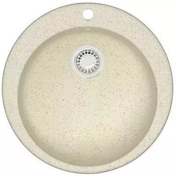 Кухонная мойка Azario Vital бежевая (507x507x200) сифон+герметик (CS00078344)