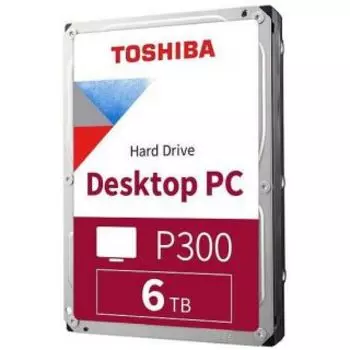 Жесткий диск Toshiba P300 SATA III/6Tb/5400rpm/128Mb/3.5 (HDWD260UZSVA)