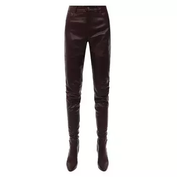 Кожаные брюки Saint Laurent