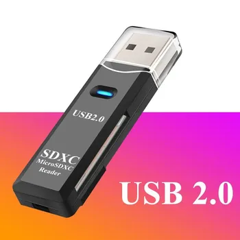HdoorLink USB3.0 2 в 1 Картридер Micro SD TF Картридер USB2.0 Картридер Флэш-накопитель Для ПК Ноутбука USB 2.0 белый