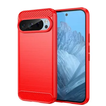 Чехол для Google Pixel 9 Pro Чехол для Google Pixel 6 7 8 9 Pro Роскошные матовые чехлы из ТПУ Ударопрочный силиконовый защитный чехол для телефона Pixel 9 Pro чёрный