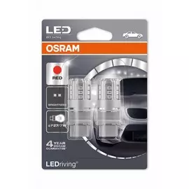 Светодиодная лампа OSRAM LEDriving - Standard P27/7W 12V 3W красная