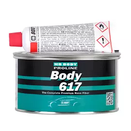 Шпатлевка BODY PROLINE 617 NANO FIBER POLYESTER FILLER PROLINE 0,5кг