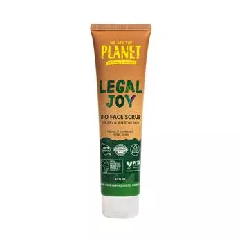 Скраб для лица для сухой и чувствительной кожи Legal Joy We are the Planet туба 100мл