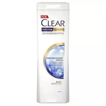 Шампунь против перхоти для женщин максимальный объем Clear/Клиар 400мл