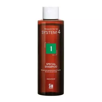 Шампунь терапевтический №1 для нормальной и жирной кожи головы System 4/Система 4 фл. 250мл