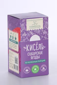 Кисель АлтайПлод Сибирская ягода витаминизир сухой, 20 г, 10 шт, саше
