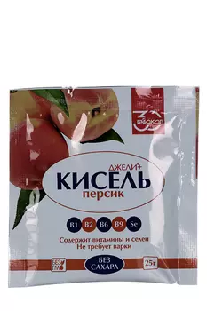 Кисель Джели+ персик, 25 г