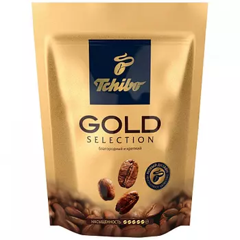 Кофе растворимый Tchibo Gold Selection сублимированный 0.15 кг.