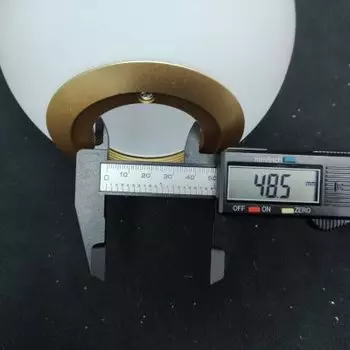 Плафон стекло шар с резьбой бронза Odeon light 4810/1 FLARI