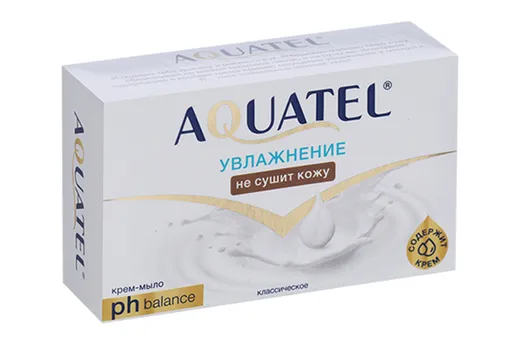 Крем-мыло Aquatel классическое твердое, 90 г