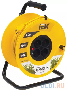 Удлинитель IEK WKP23-06-04-20 4 розетки 20 м